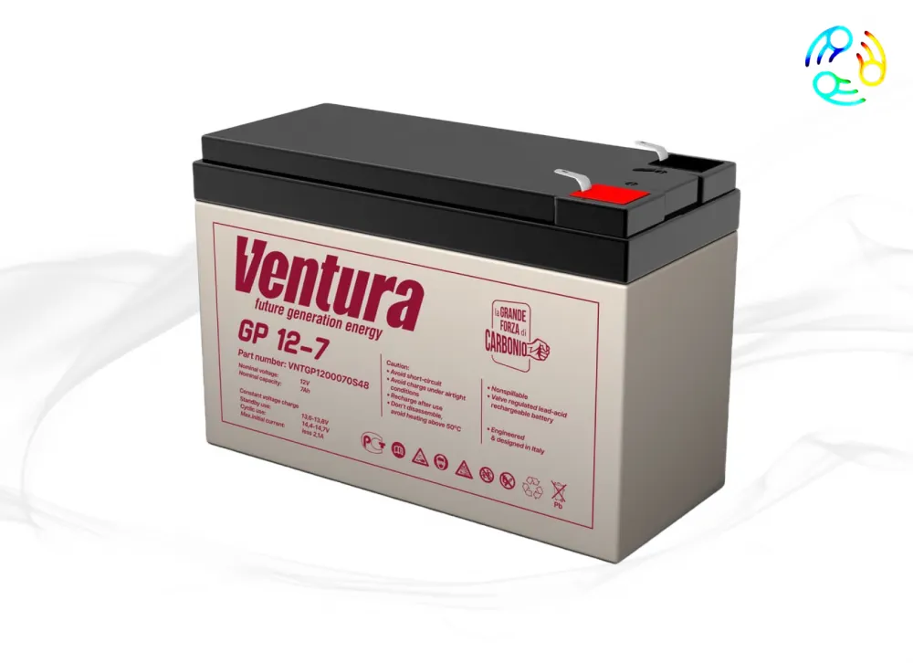 Аккумулятор 12В 7Ач GP 12-7 Ventura Аккумулятор 12В 7Ач GP 12-7 Ventura