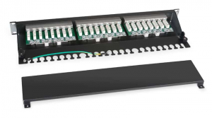 ����-������ 19 ���.5� Cabeus PL-24-Cat.5e-SH-��������� ��������������-Dual IDC 1U 24 �����