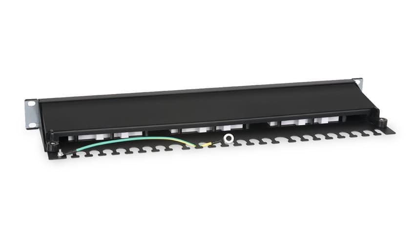 ����-������ 19 ���.5� Cabeus PL-24-Cat.5e-SH-��������� ��������������-Dual IDC 1U 24 �����