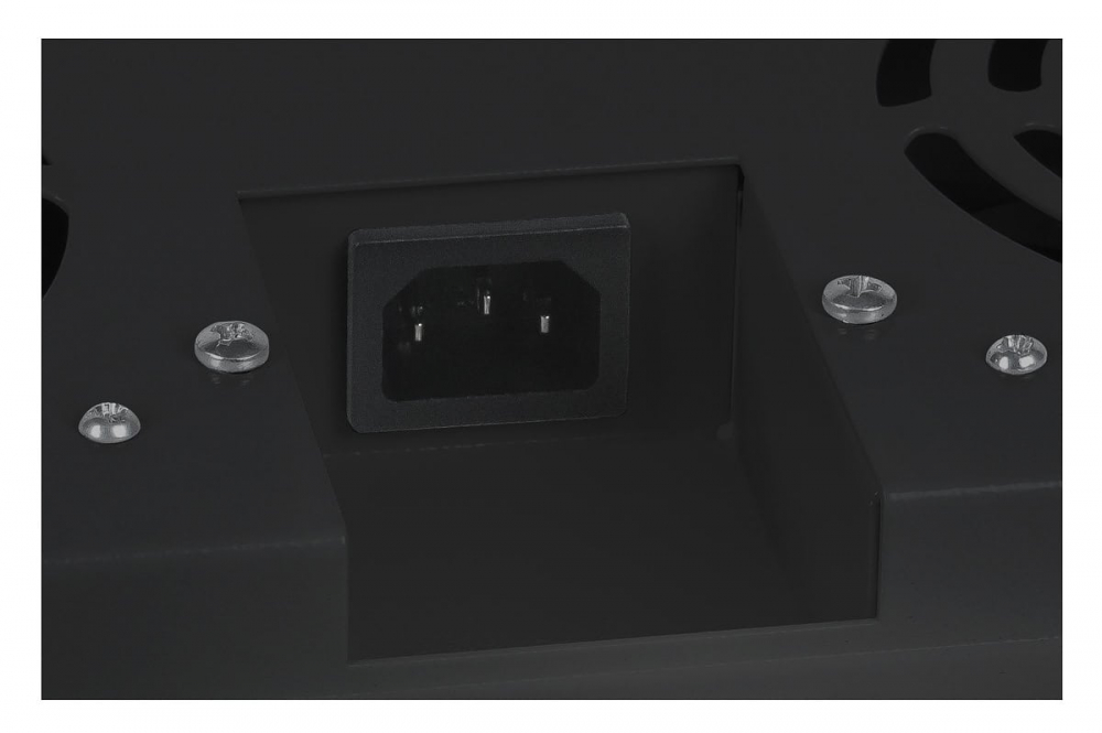 Вентиляторный модуль потолочный для шкафов 1U Cabeus TRAY-60-BK 4 вентилятора черный Вентиляторный модуль потолочный для шкафов 1U Cabeus TRAY-60-BK 4 вентилятора черный
