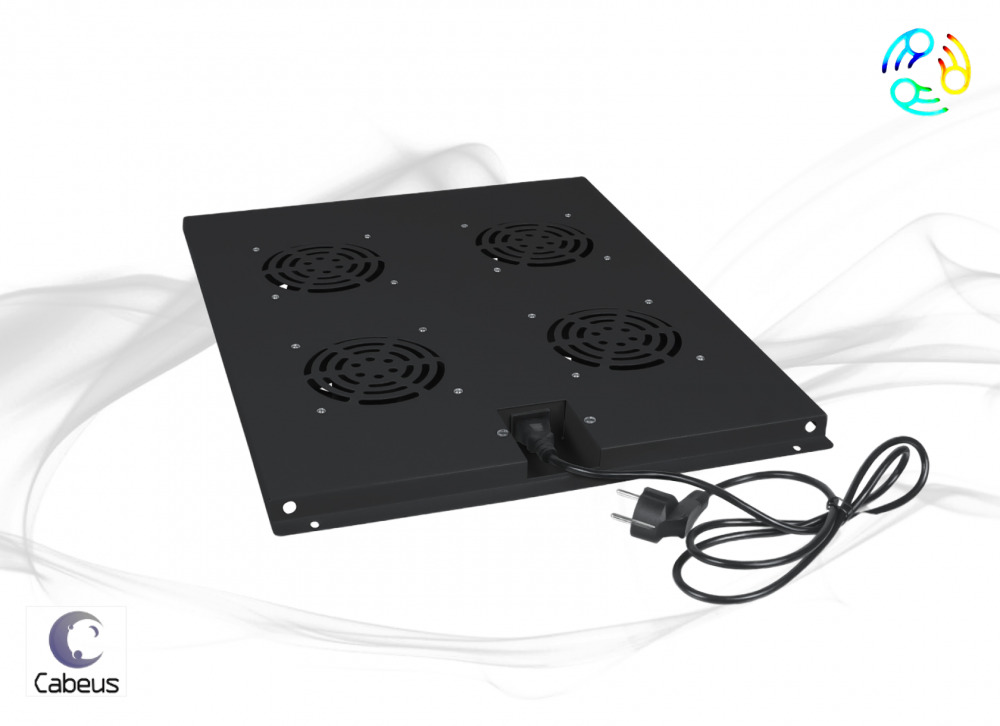 ������������� ������ ���������� ��� ������ Cabeus TRAY-80-BK 4 ����������� ������