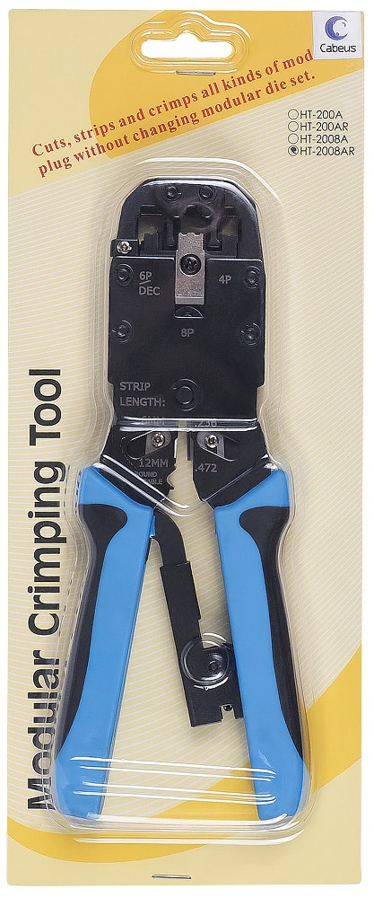 Кримпер Cabeus HT-2008AR для RJ-45/RJ-11/12 Кримпер Cabeus HT-2008AR для RJ-45/RJ-11/12
