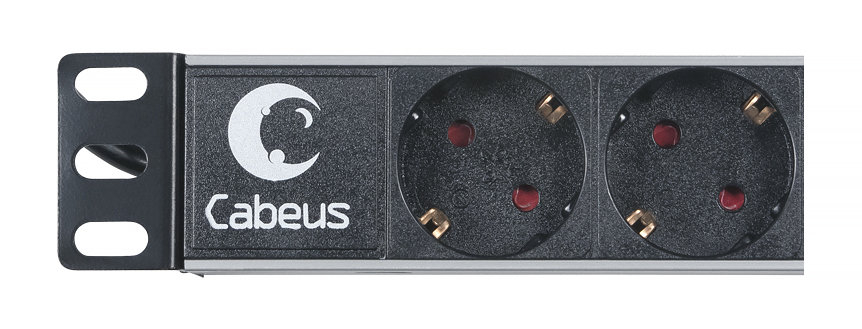 Блок евророзеток для 19 шкафов 10А Cabeus PDU-9P-2IEC 9 розеток Блок евророзеток для 19 шкафов 10А Cabeus PDU-9P-2IEC 9 розеток