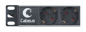 Блок евророзеток для 19 шкафов 10А Cabeus PDU-9P-2IEC 9 розеток Блок евророзеток для 19 шкафов 10А Cabeus PDU-9P-2IEC 9 розеток