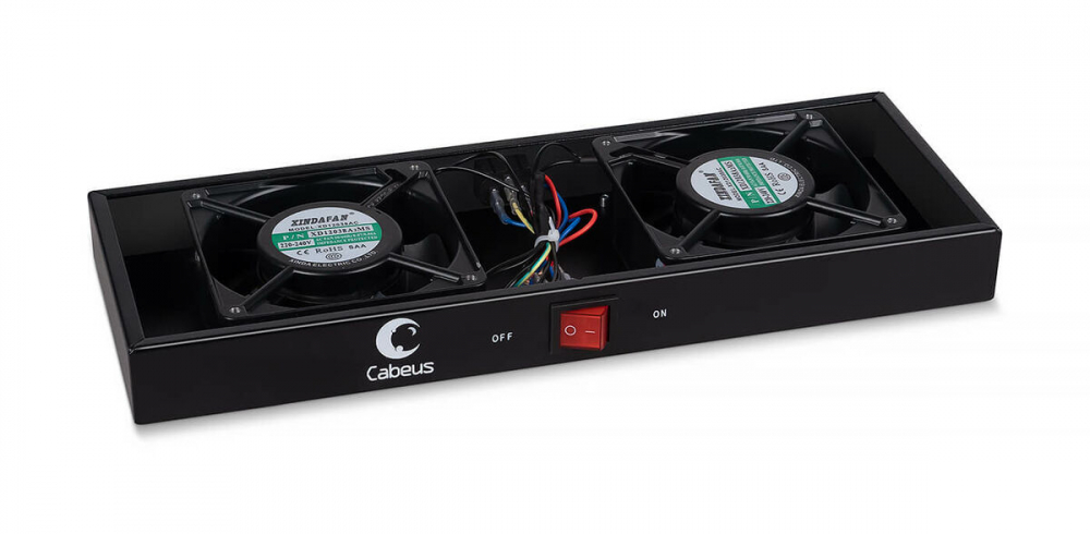 ������������� ������ ���������� ��� ������ Cabeus TRAY-FAN2-BK 2 ����������� ������