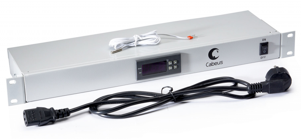 Микропроцессорная панель 19 1U Cabeus JG01 серый Микропроцессорная панель 19 1U Cabeus JG01 серый