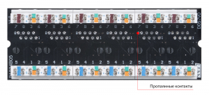 ����-������ 19 ���.6 Cabeus PL-24-Cat.6-Dual 1U 24 �����
